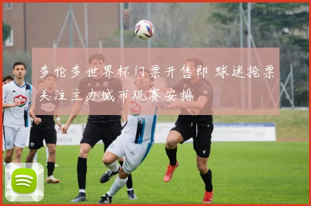 多伦多世界杯门票开售即 球迷抢票关注主办城市观赛安排